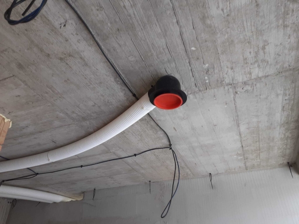 Flexibles antibakterielles 90-mm-Rohr